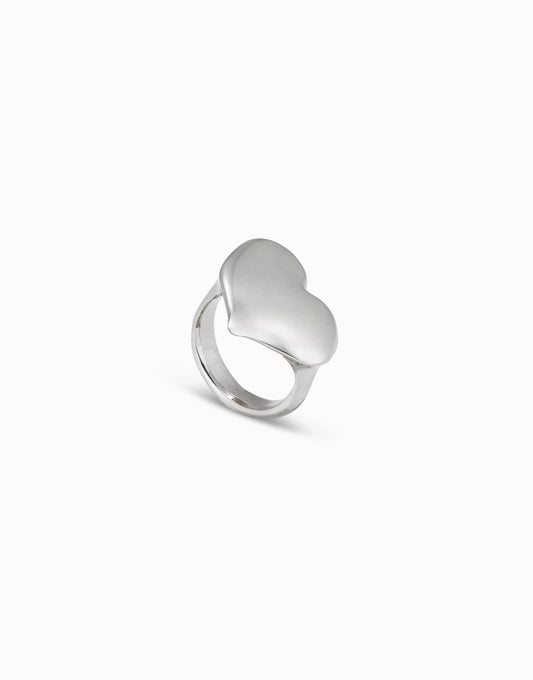 Ring Uno Heart Silver (Size 6)