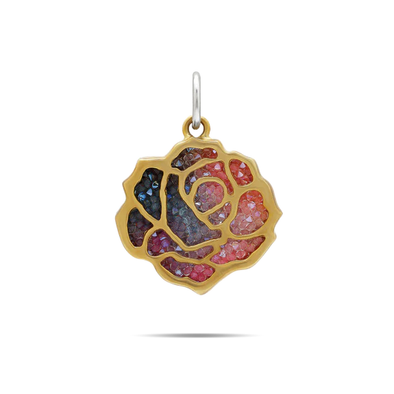 Astral Rose Pendant-Waxing Poetic