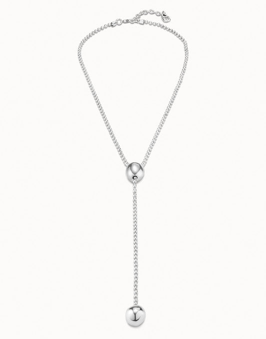 Long adjustable chain necklace- Uno De 50