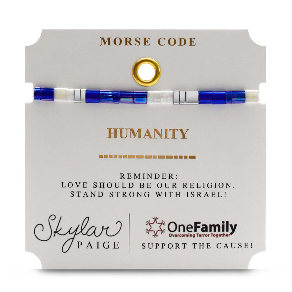 Humanity-Tila Bracelet-Morse Code- Sita Couture-Skylar Paige