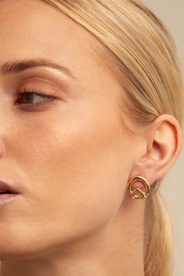 Game of 3 Earrings Vermeil-Uno De 50