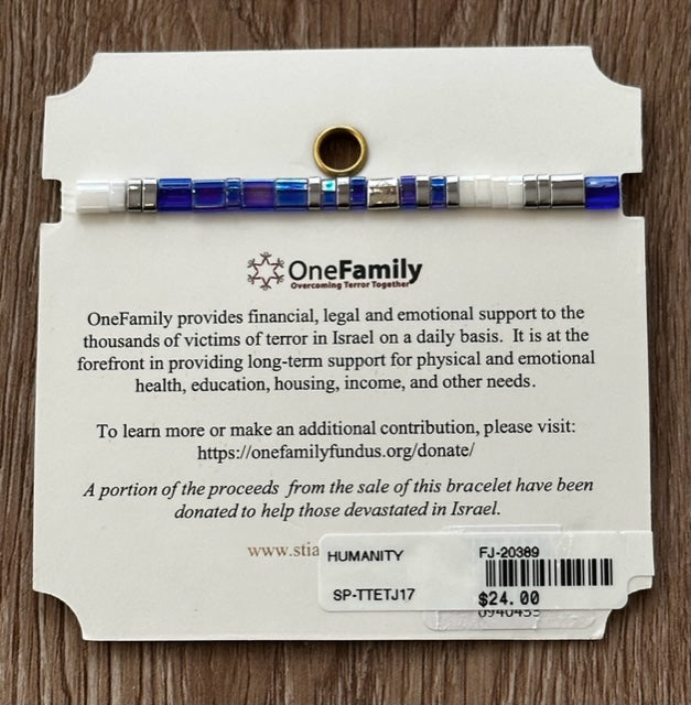 Skylar Paige Morse Code Bracelet "Humanity"