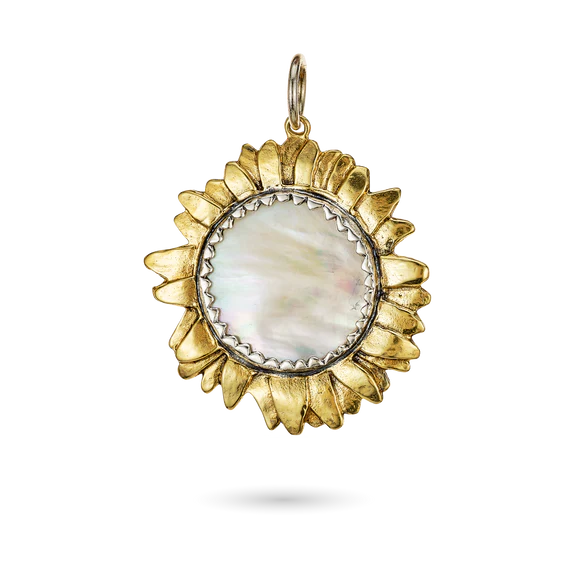 Moon Daisy Pendant