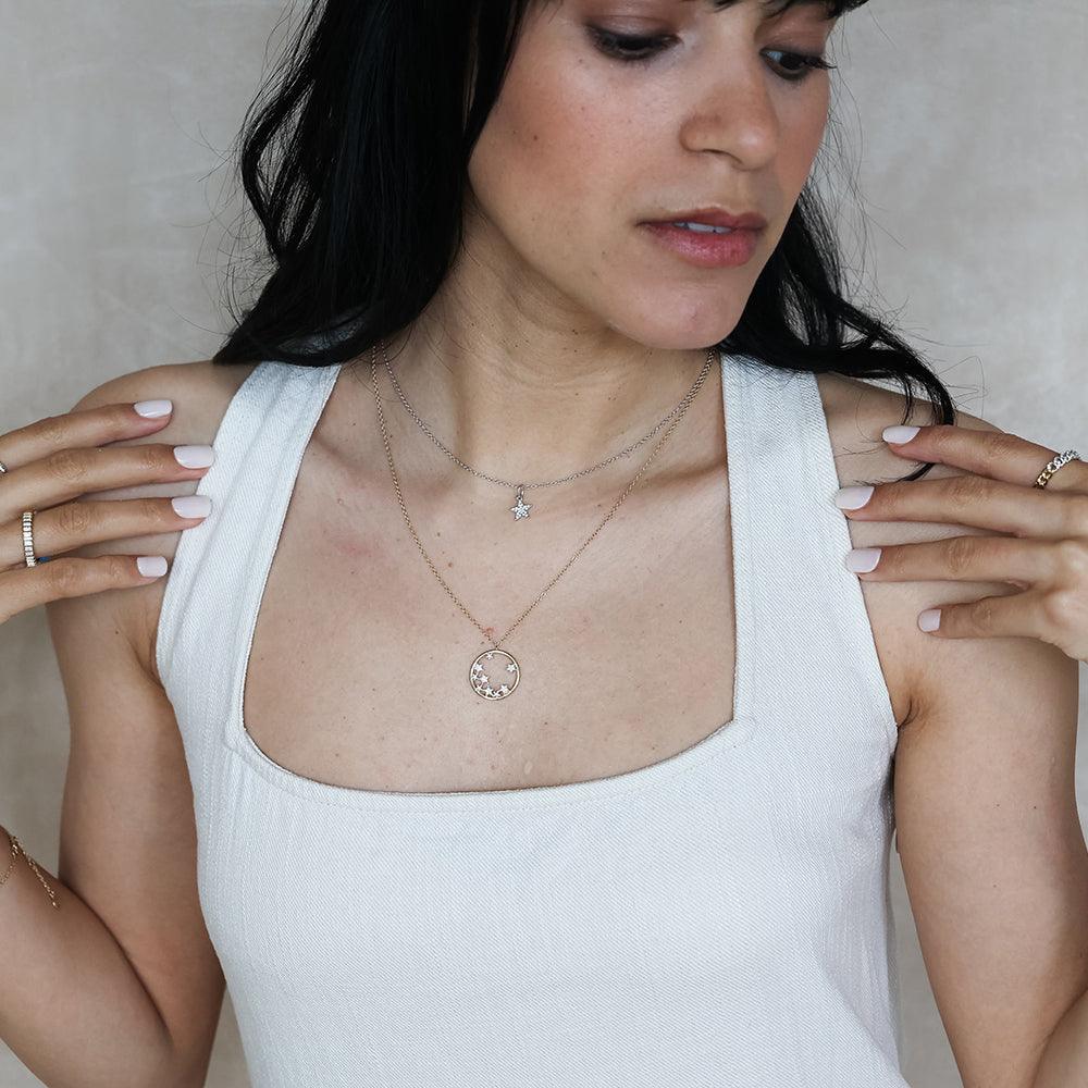 A Star Is Born Pendant Necklace-14 k Vermeil-Sterling Silver-Ella Stein