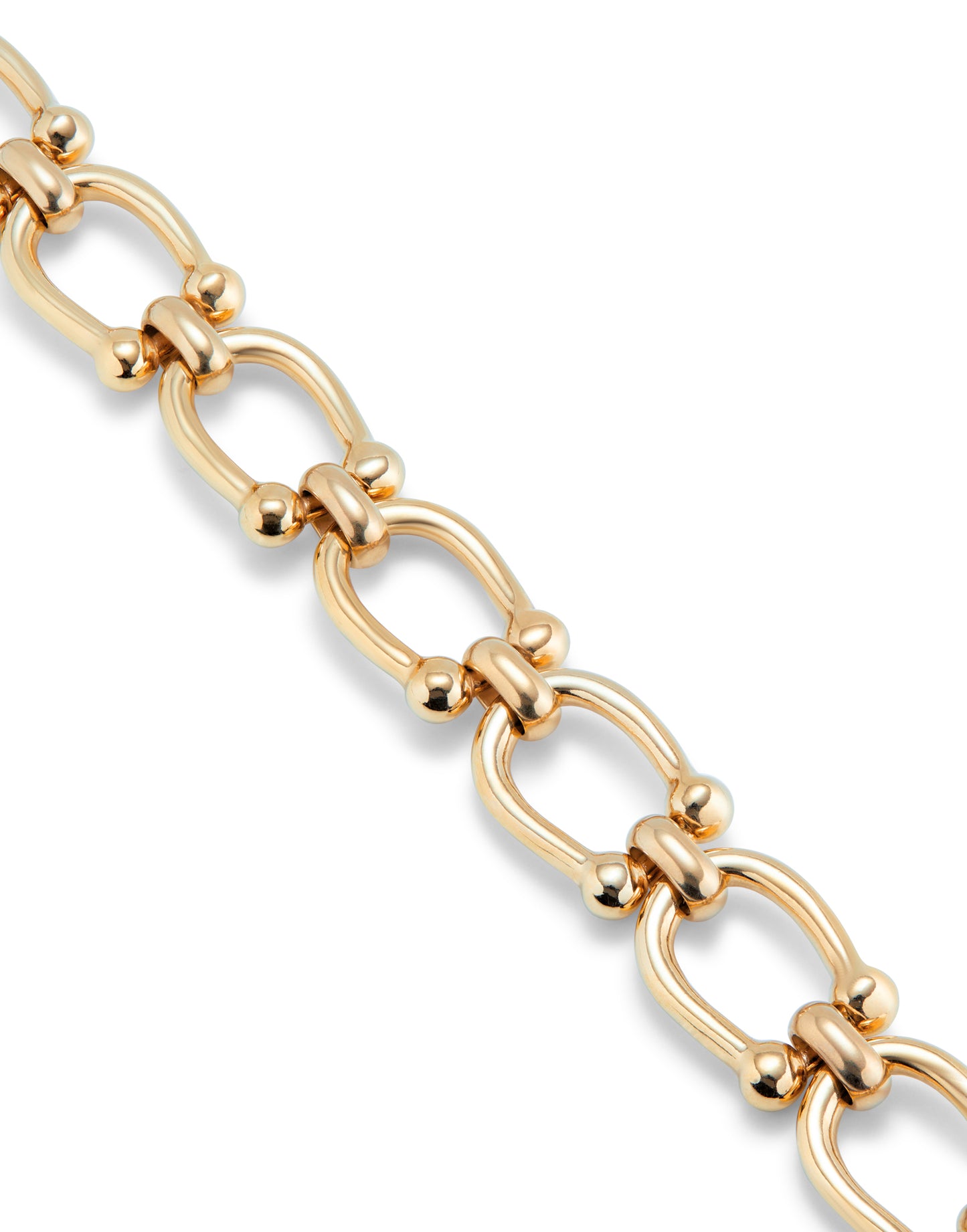 Medium oval link chain bracelet-Uno De 50