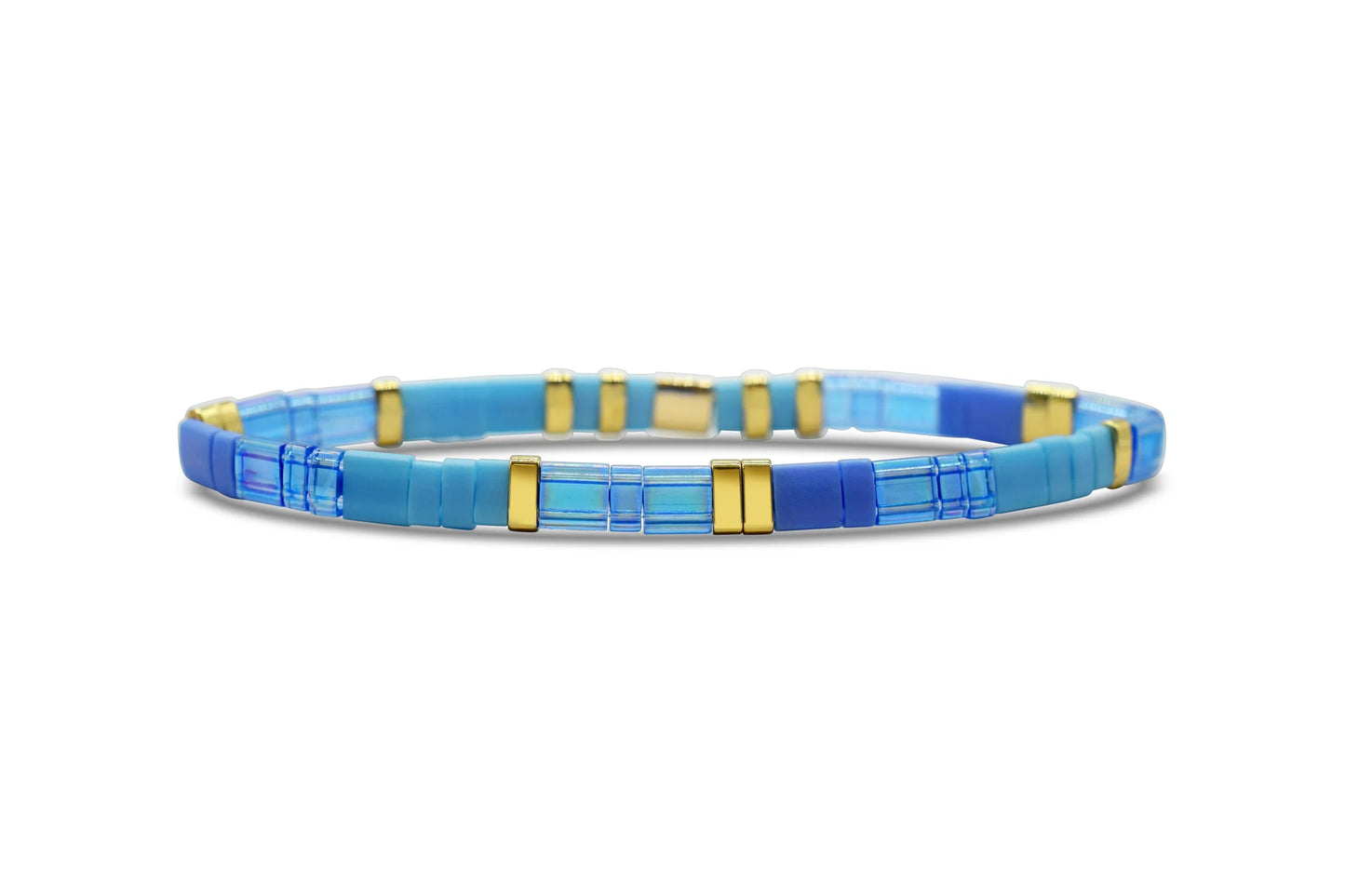 - BE KIND - Morse Code Tila Beaded Bracelet-Skylar Paige