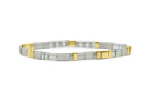 GRATITUDE - Morse Code Tila Beaded Bracelet