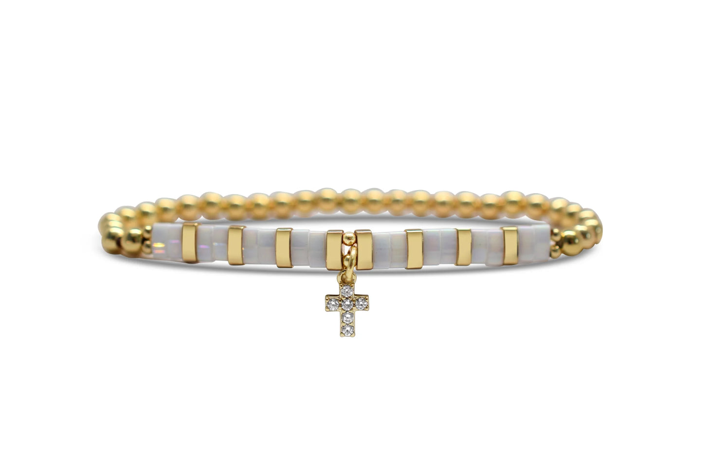 CROSS -So Charming - Bead It! Tia Bead Bracelet-Stia Couture-Skylar Paige
