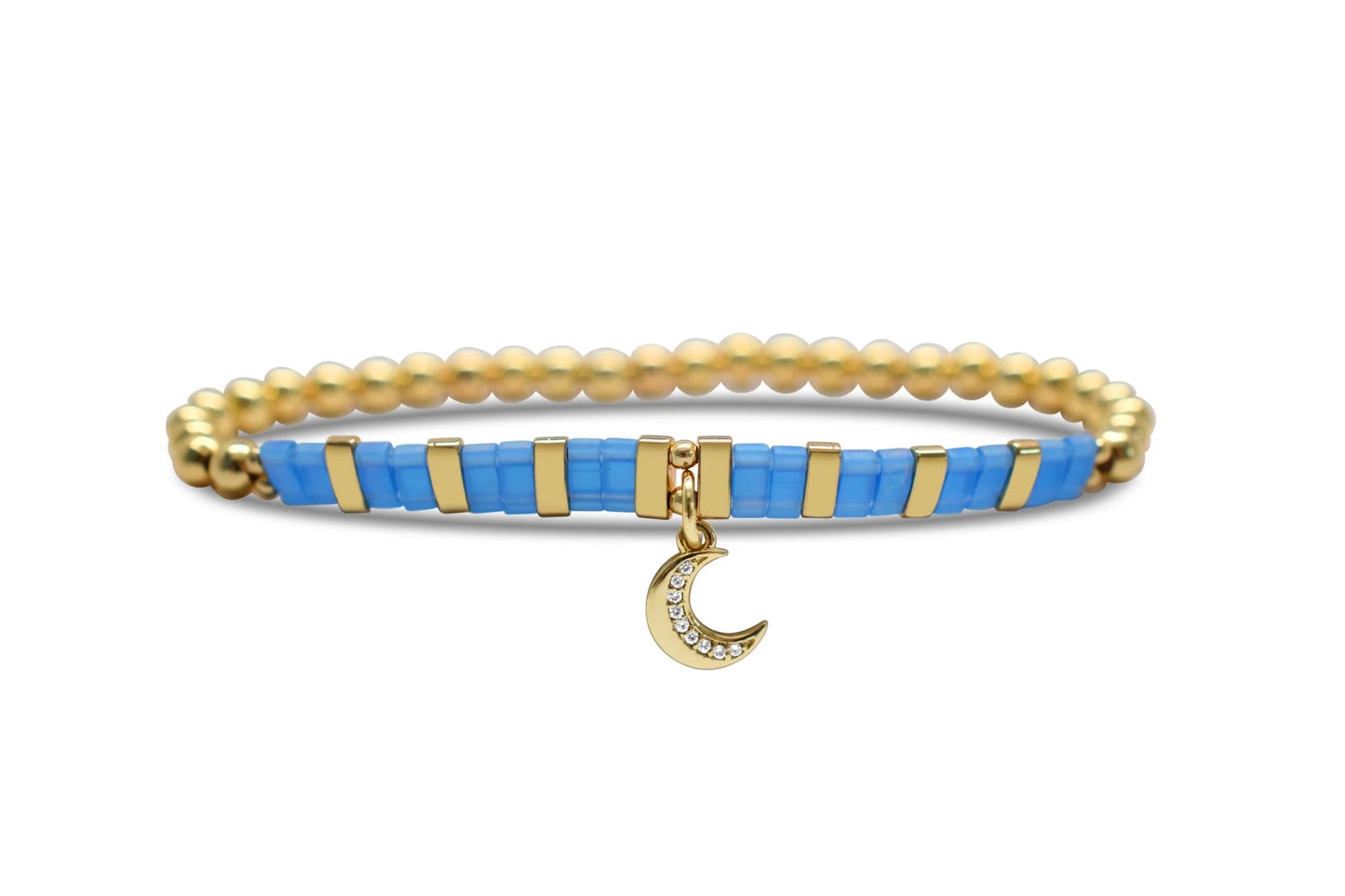 MOON-Beaded Tila-Bracelet-Skylar Paige