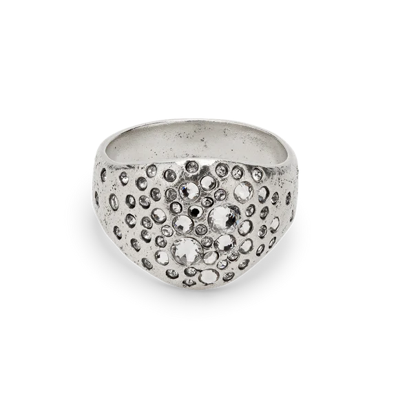 Starshower Omega Ring - Sterling Silver-Waxing Poetic