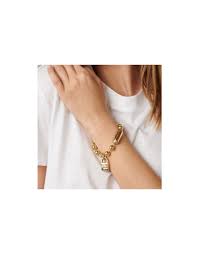 Snowflake 14 K Gold plated Bracelet- Uno de 50