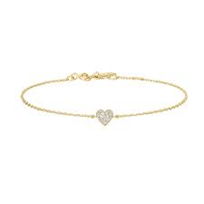 Gold Sweetheart Pave Bracelet-Ania Haie