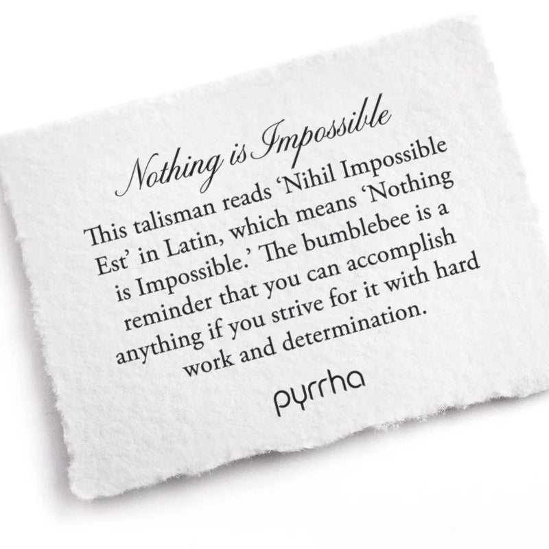 Nothing is impossible-Sterling Silver-Talisman-Wax Seal-Necklace-Pyrrah
