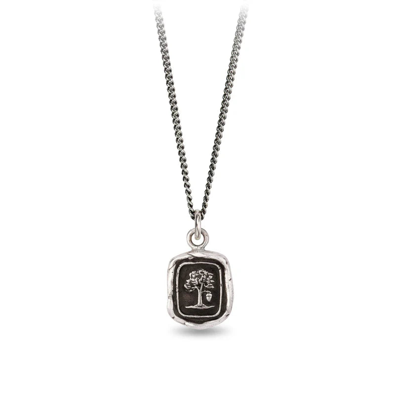 Potential for Greatness-Sterling Silver-Talisman-Wax Seal-Necklace-Pyrrah