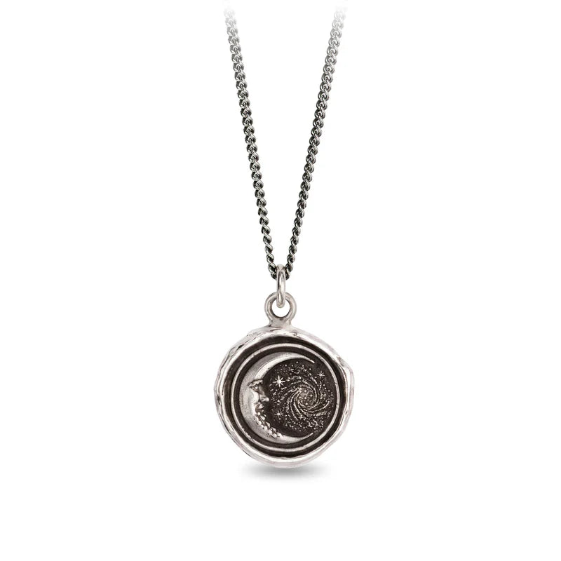 Trust the Universe-Sterling Silver-Talisman-Wax Seal-Necklace-Pyrrah