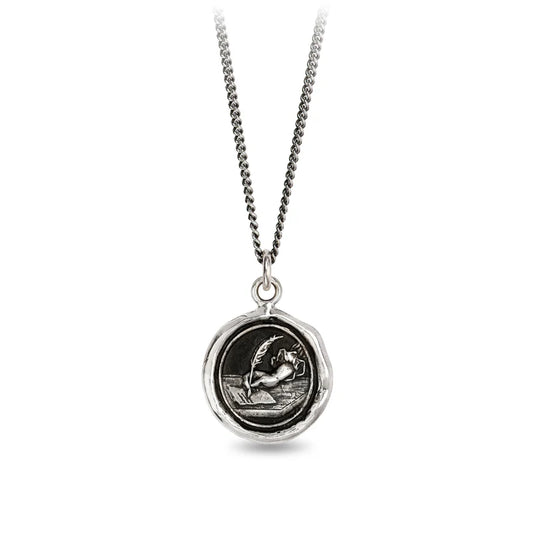 Writer-Pyrrah-Sterling Silver-Talissman Necklace