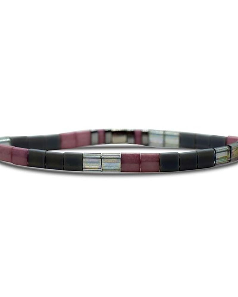 Mom Morse Code Tila Beaded Bracelet- Stia-Skylar Paige