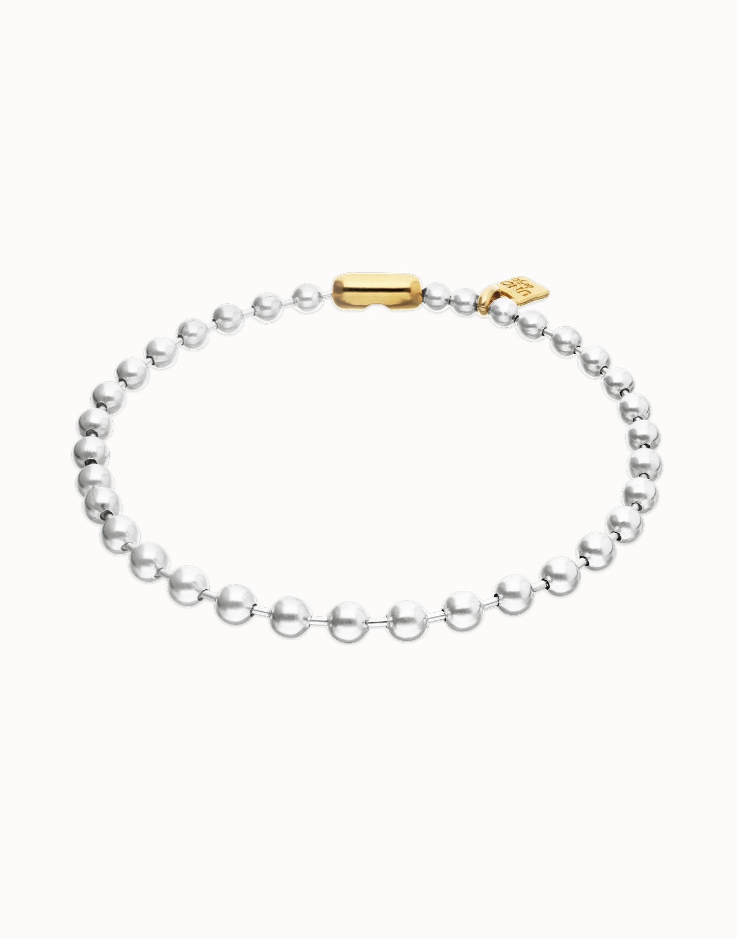 Bead necklace with contrasting accents-Uno De 50