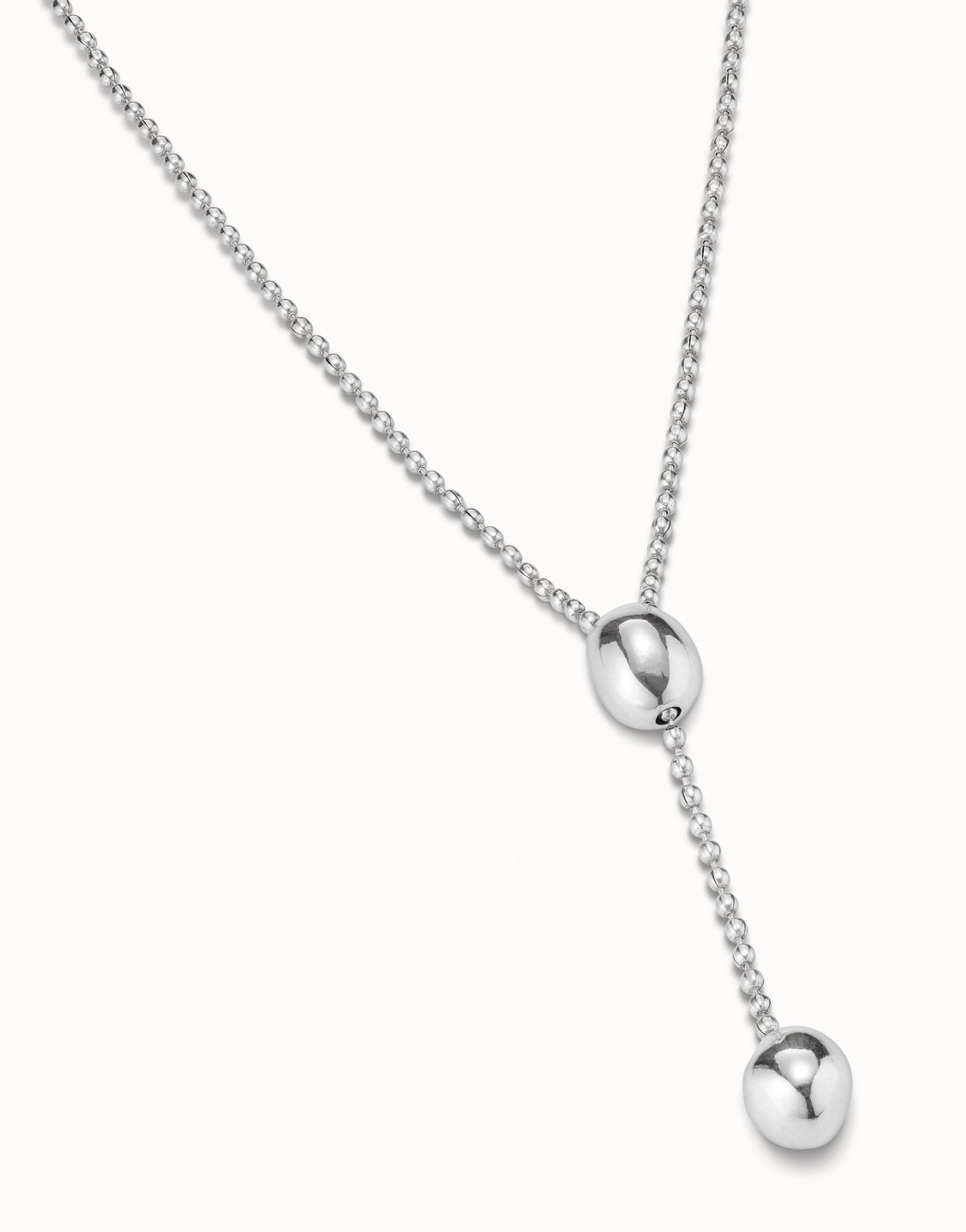 Long adjustable chain necklace- Uno De 50