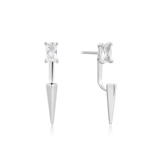 Silver Point Stud Ear Jackets