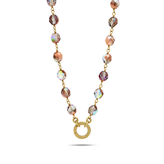 Ensemble Necklace - Aurora Borealis - 18"