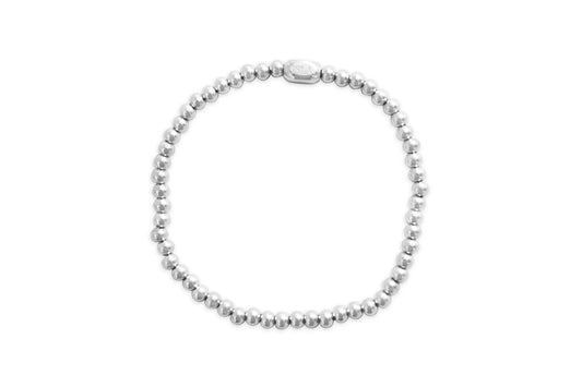 4mm Stainless Steel Ball Stretch Bracelet-Isla by Stia Couture