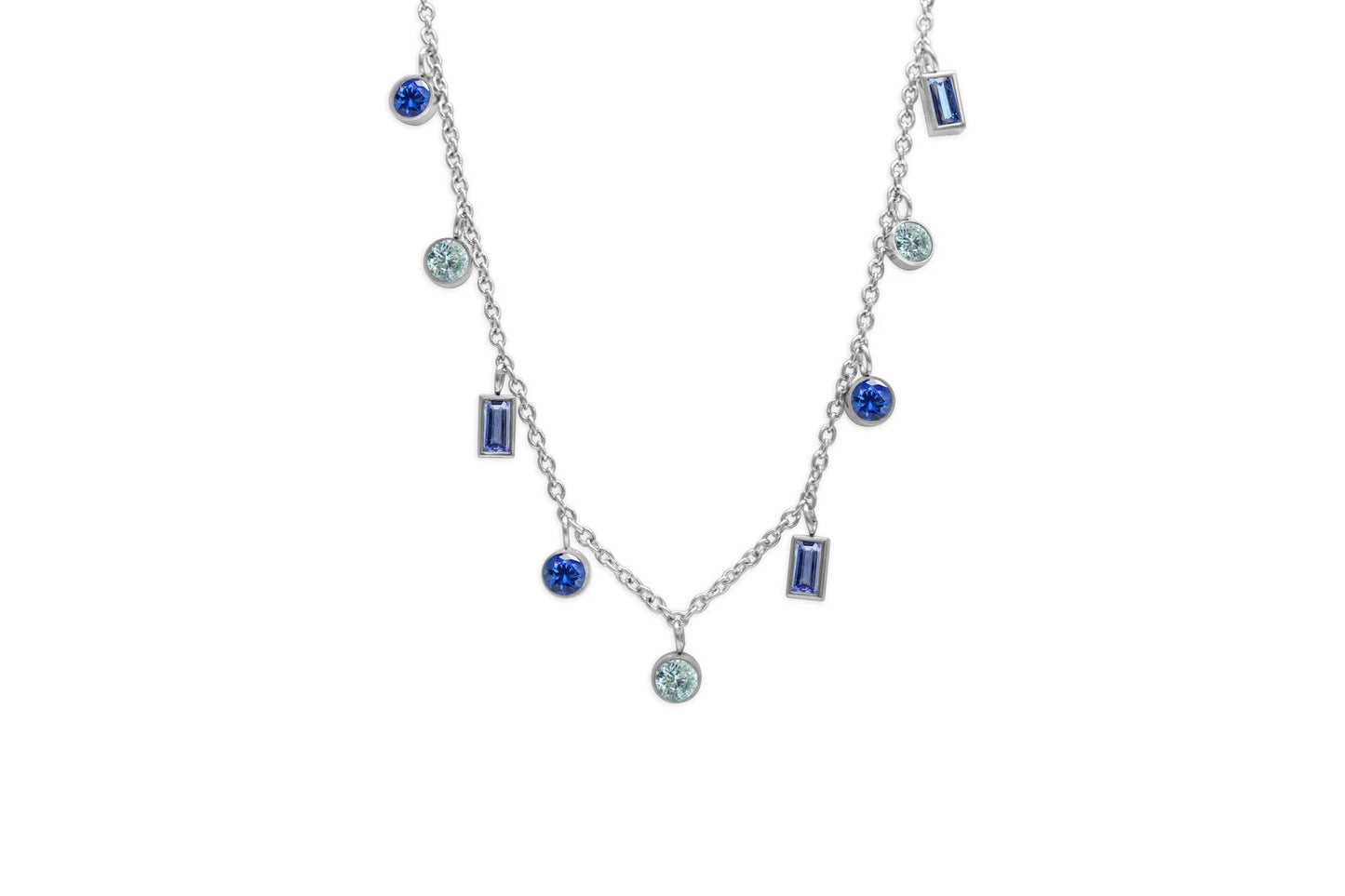 Anacapri – Bella Blues CZ-Stainless Steele-Isla by Stia Couture