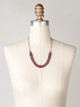 Cranberry-Swarovski Crystal- Necklace