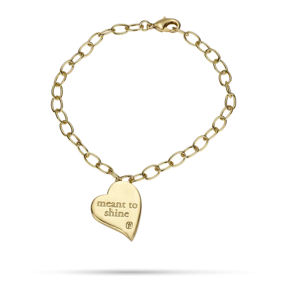 Poetic Heart - Kristal Heartstar Bracelet - Ceramic Coated Brass