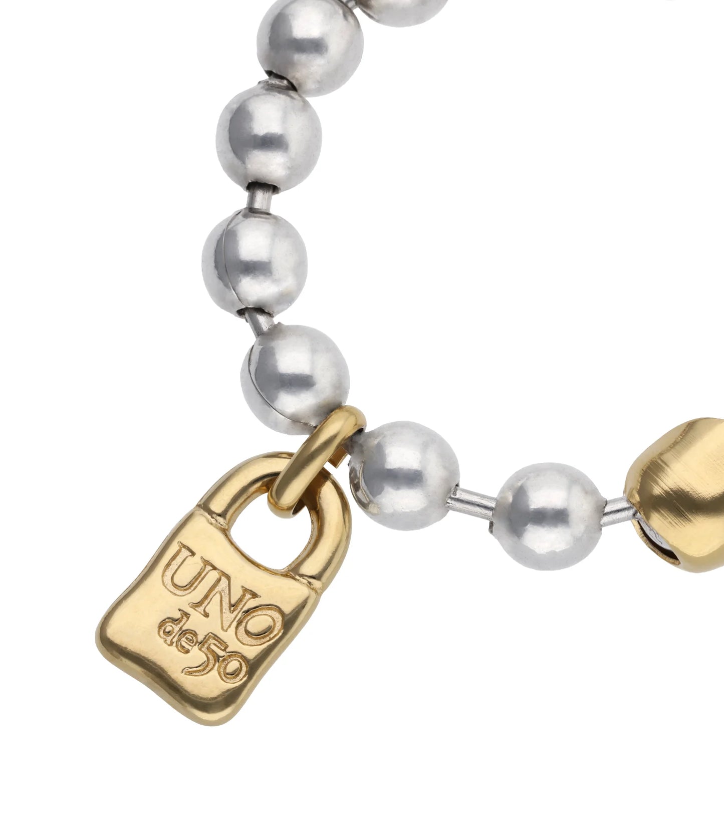 Beat Two Tone Snowflake Bracelet - Uno de 50