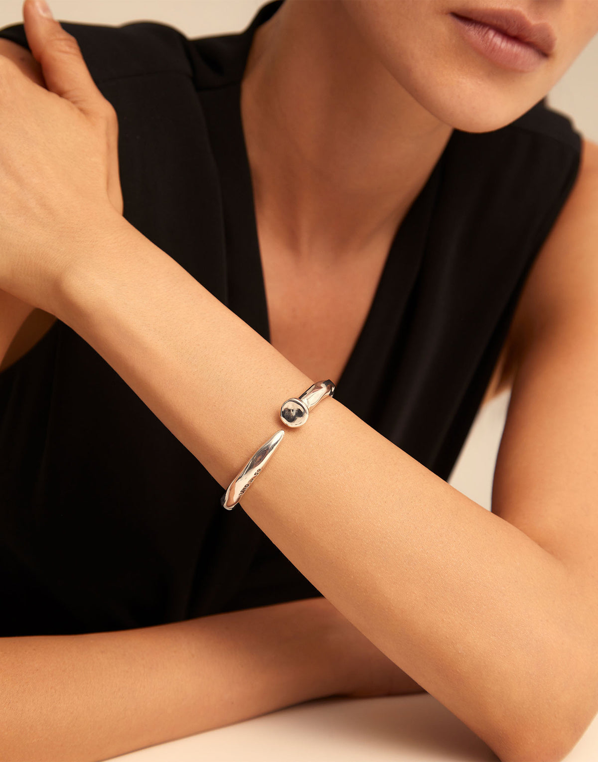 Nail Bracelet - silver