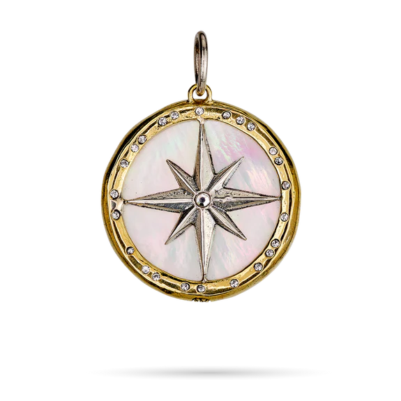 Rose of the Winds Compass Pendant