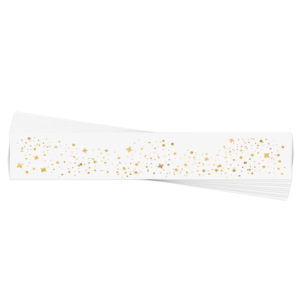 Galatic Gold Face Freckles-Temporary Tattoos- Flash Tattoos