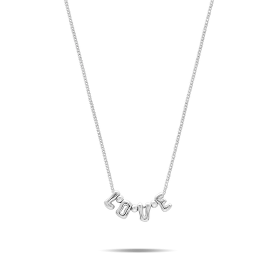 Bubble Over Love Necklace-Sterling Silver-Waxing Poetic