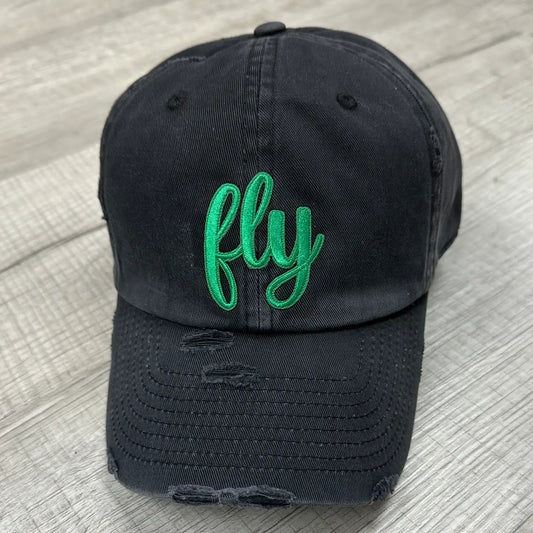 Fly Eagles Fly Distressed baseball cap