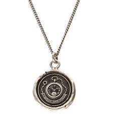 Never Too Late Talisman -Sterling Silver Necklace-Pendent Pyrrha