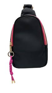 Nora Nylon Sling/Cross Body Bag w/ Detachable Strap-Ah'dorned