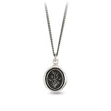 Tranquility-Sterling Silver-Talisman Necklace- Pyrrah