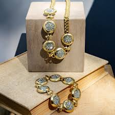 Kristal Multi Dome Cascade Bracelet-Waxing Poetic