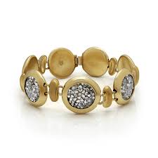 Kristal Multi Dome Cascade Bracelet-Waxing Poetic