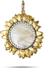 Moon Daisy Pendant-Waxing Poetic