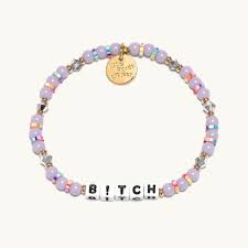 B!TCH-Little Words Project-Beaded Bracelet
