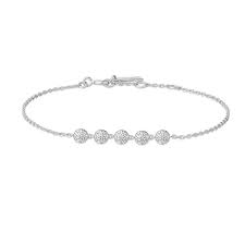 Silver Pavé Multi Beaded Chain Bracelet-Ania Haie