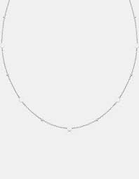 Silver Disc Station Necklace-Ania Haie