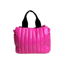Rosie Liquid Tote- Pink Bag