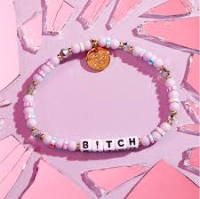 B!TCH-Little Words Project-Beaded Bracelet