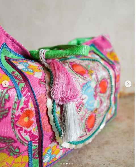 The Boho Beach Bag- Lurex