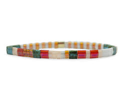 JUST BEACHY-Tila Bead-Bracelet-Skylar Paige