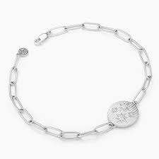 Sparkling Skies Chain-Sterling Silver-Diamond Bracelet
