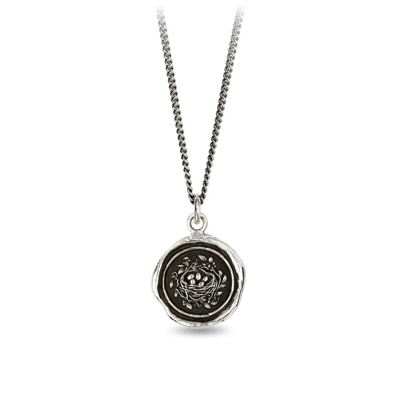 Safe and Sound-Sterling Silver-Talisman-Necklace-Pyrrah